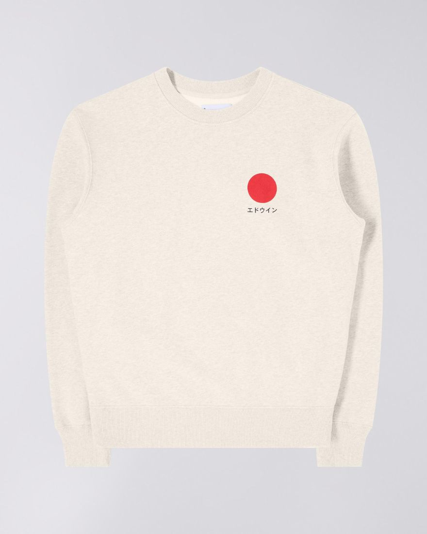 Japanese Sun Sweatshirt, Whisper White-Sweatshirts-Edwin-Motorious Copenhagen