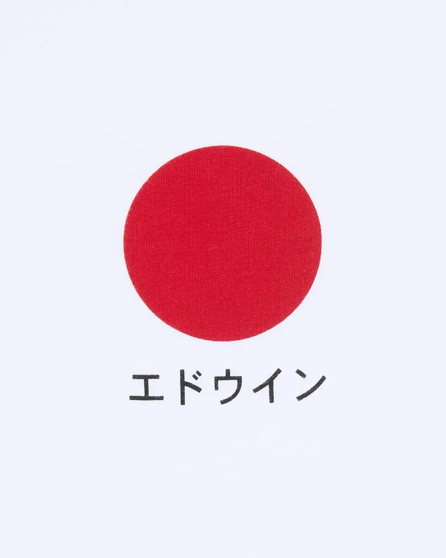 Japanese Sun T-shirt, White-T-shirts-Edwin-Motorious Copenhagen