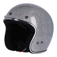 Jett Helmet, Disco Ball Silver-Hjelme-Roeg-Motorious Copenhagen