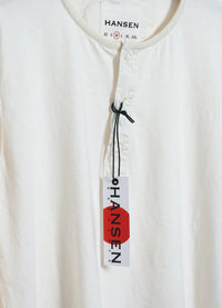Jonas, Long Sleeve Henley, Off-white-T-shirts-Hansen Garments-Motorious Copenhagen