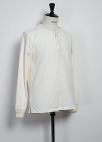 Jonas, Long Sleeve Henley, Off-white-T-shirts-Hansen Garments-Motorious Copenhagen