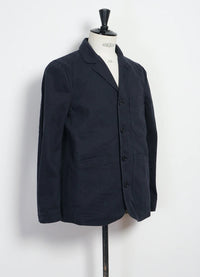 Josef, 5-button workwear blazer, Dark Navy-Blazere-Hansen Garments-Motorious Copenhagen