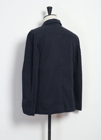 Josef, 5-button workwear blazer, Dark Navy-Blazere-Hansen Garments-Motorious Copenhagen