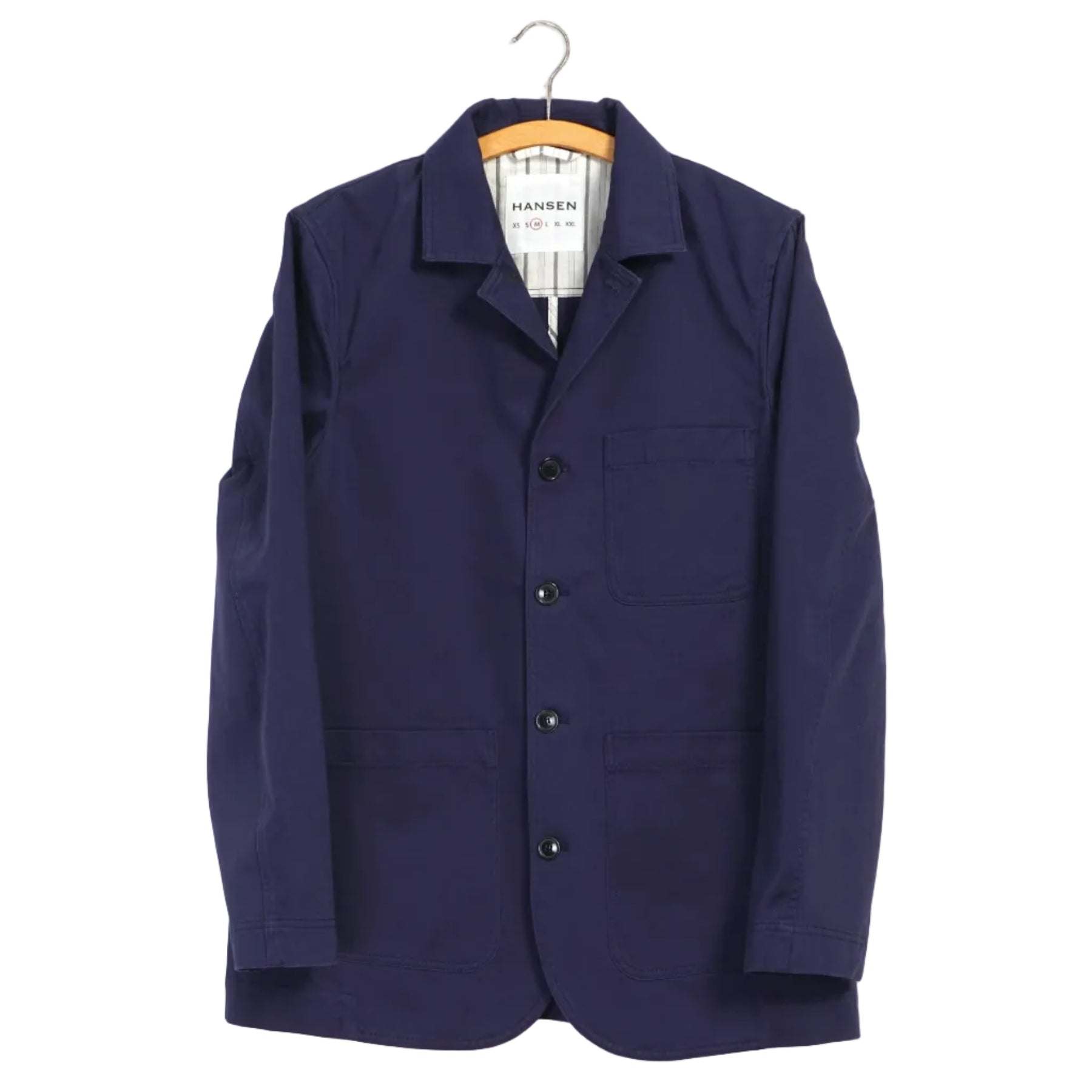 Josuf, Casual 'Chore' Blazer, Marine-Blazere-Hansen Garments-Motorious Copenhagen