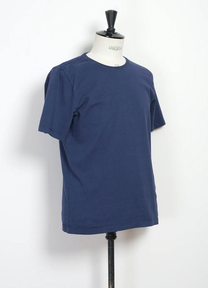 Julian, Crew Neck t-shirt, Marine-T-shirts-Hansen Garments-Motorious Copenhagen