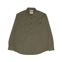 Julian Shirt, Back Sateen, Olive Green-Jakker-Nudie Jeans-Motorious Copenhagen