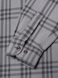 Julian Shirt, Check, Grey-Skjorter-Nudie Jeans-Motorious Copenhagen