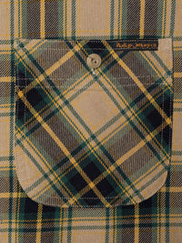 Julian Shirt, Tartan Check, Green/Navy/Yellow-Jakker-Nudie Jeans-Motorious Copenhagen
