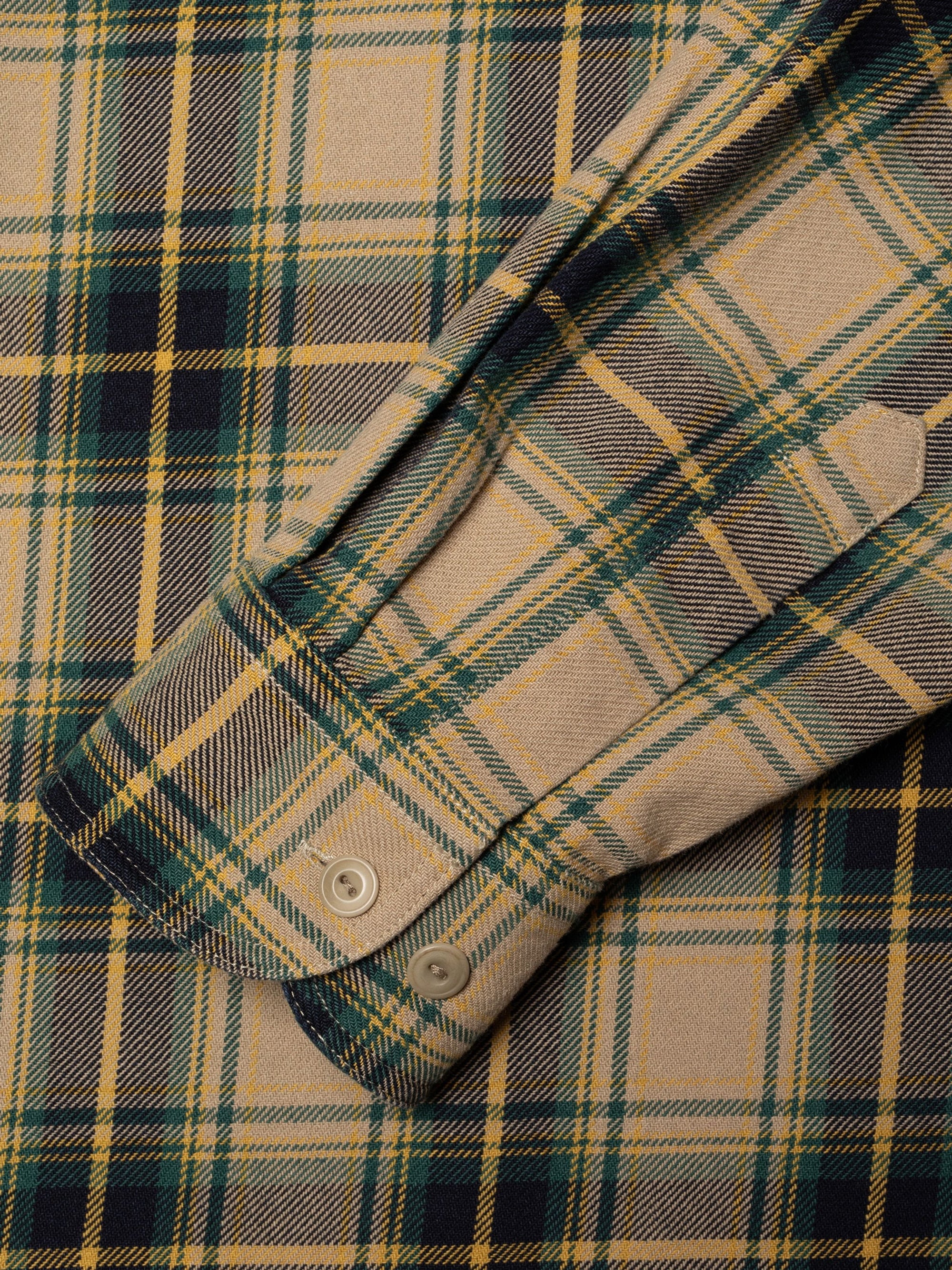 Julian Shirt, Tartan Check, Green/Navy/Yellow-Jakker-Nudie Jeans-Motorious Copenhagen