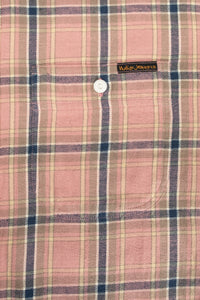 Julian Worker Shirt, Pink-Skjorter-Nudie Jeans-Motorious Copenhagen