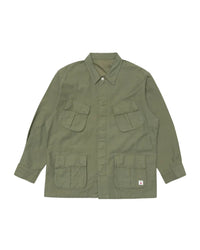Jungle Shirt, Olive-Skjorter-Edwin-Motorious Copenhagen