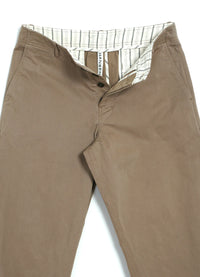 Keld, Straight Cut Trousers, Beige-Bukser-Hansen Garments-Motorious Copenhagen