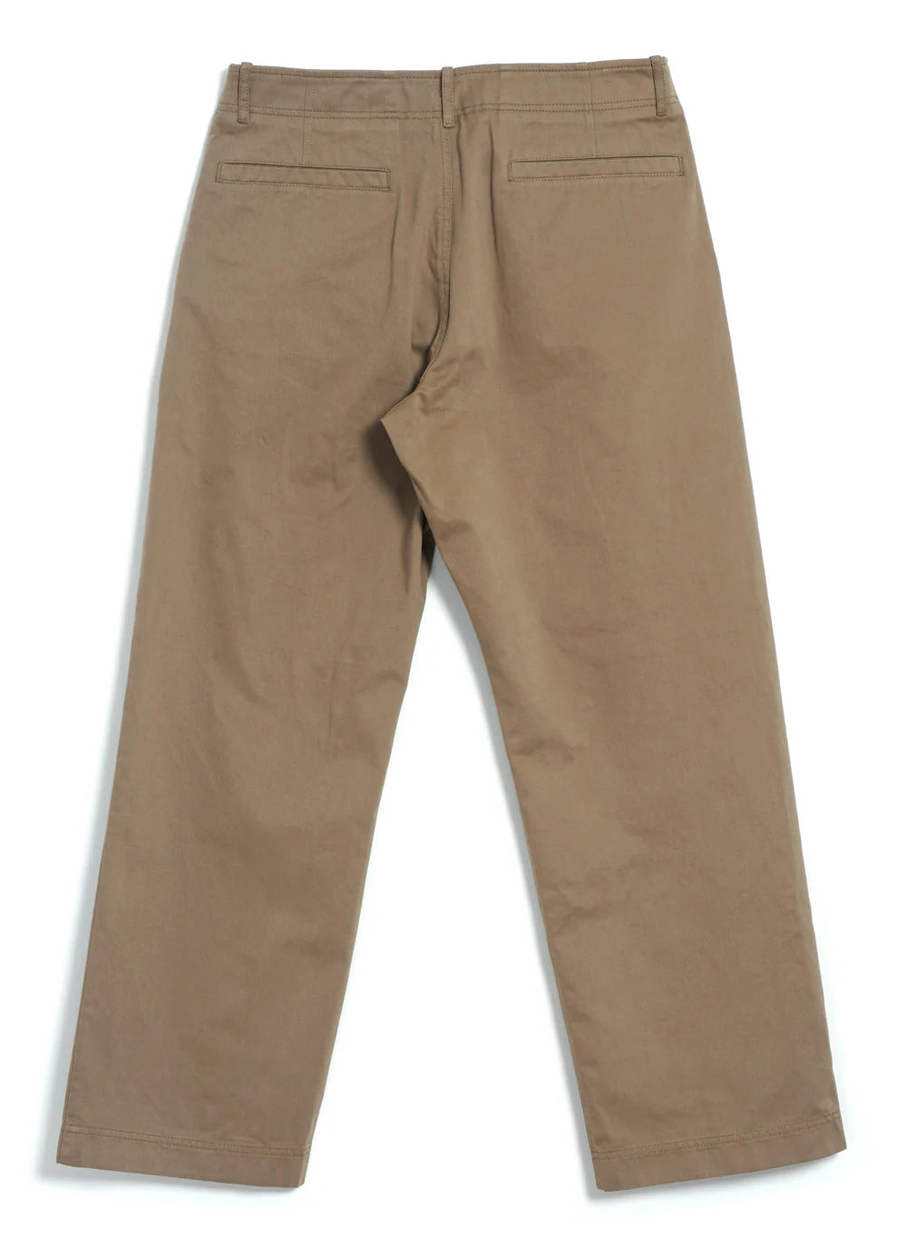 Keld, Straight Cut Trousers, Beige-Bukser-Hansen Garments-Motorious Copenhagen
