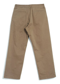 Keld, Straight Cut Trousers, Beige-Bukser-Hansen Garments-Motorious Copenhagen