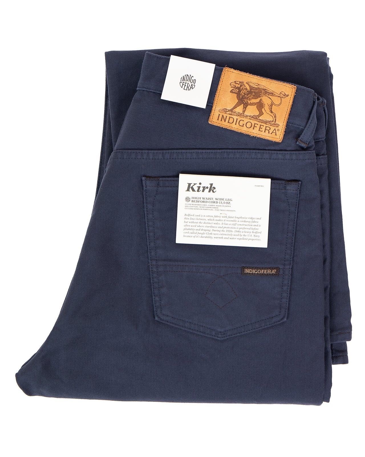 Kirk Pants, Bedford Navy-Bukser-IndigoFera-Motorious Copenhagen