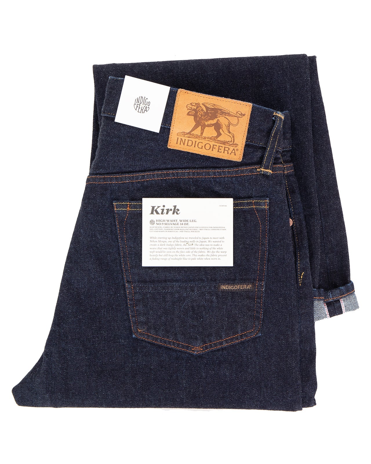 Kirk Pants, No 9 Rinsed-Bukser-IndigoFera-Motorious Copenhagen