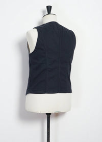 Knud, Workwear waistcoat, Dark Navy-Veste-Hansen Garments-Motorious Copenhagen