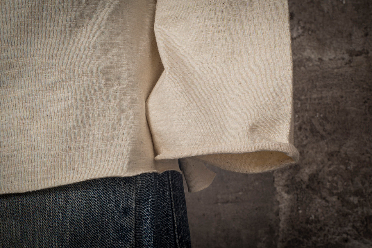 La marinière Sailor T-shirt, Long Sleeve, Natural-Skjorter-Fleurs de Bagne-Motorious Copenhagen