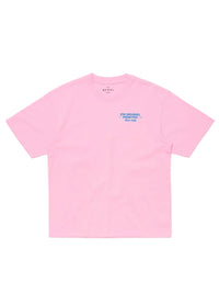 Laid-Back League T-shirt, Begonia Pink-T-shirts-Edwin-Motorious Copenhagen