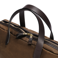 Laptop Bag, Light Waxed, Sandstone-Tasker-Croots England-Motorious Copenhagen