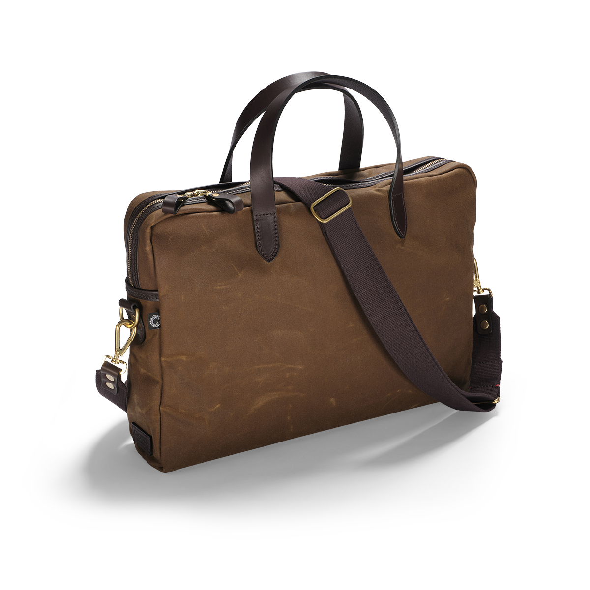 Laptop Bag, Light Waxed, Sandstone-Tasker-Croots England-Motorious Copenhagen