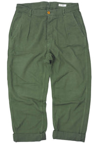 Light Canvas Pants, Military Green-Bukser-Hen's Teeth-Motorious Copenhagen