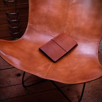 Logbook Leather Set, A5, With inserts, Cognac-Tasker-Kalos and Sons-Motorious Copenhagen