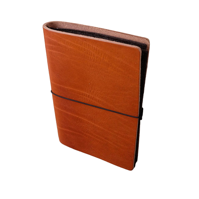 Logbook Leather Set, A5, With inserts, Cognac-Tasker-Kalos and Sons-Motorious Copenhagen
