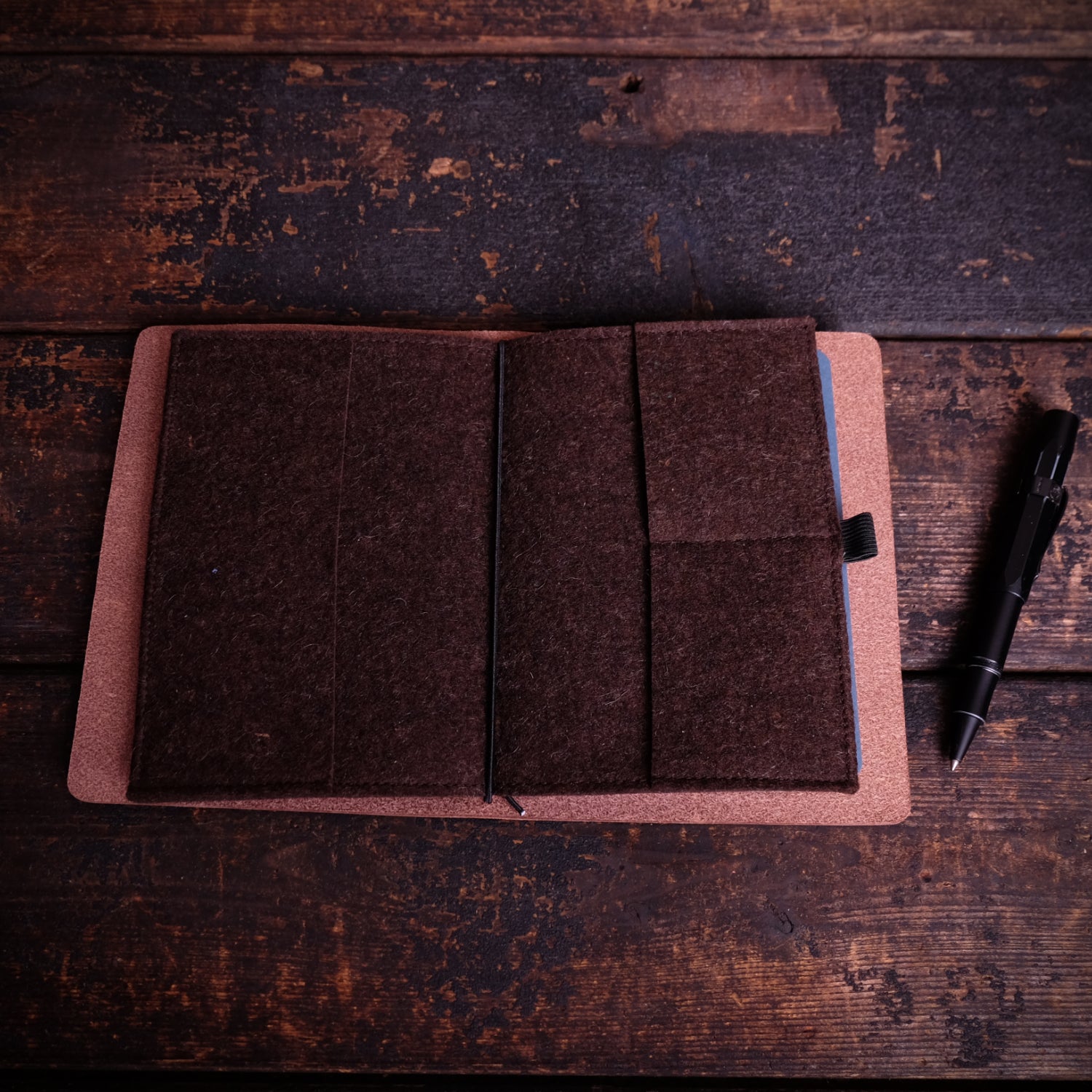 Logbook Leather Set, A6, With inserts, Cognac-Tasker-Kalos and Sons-Motorious Copenhagen