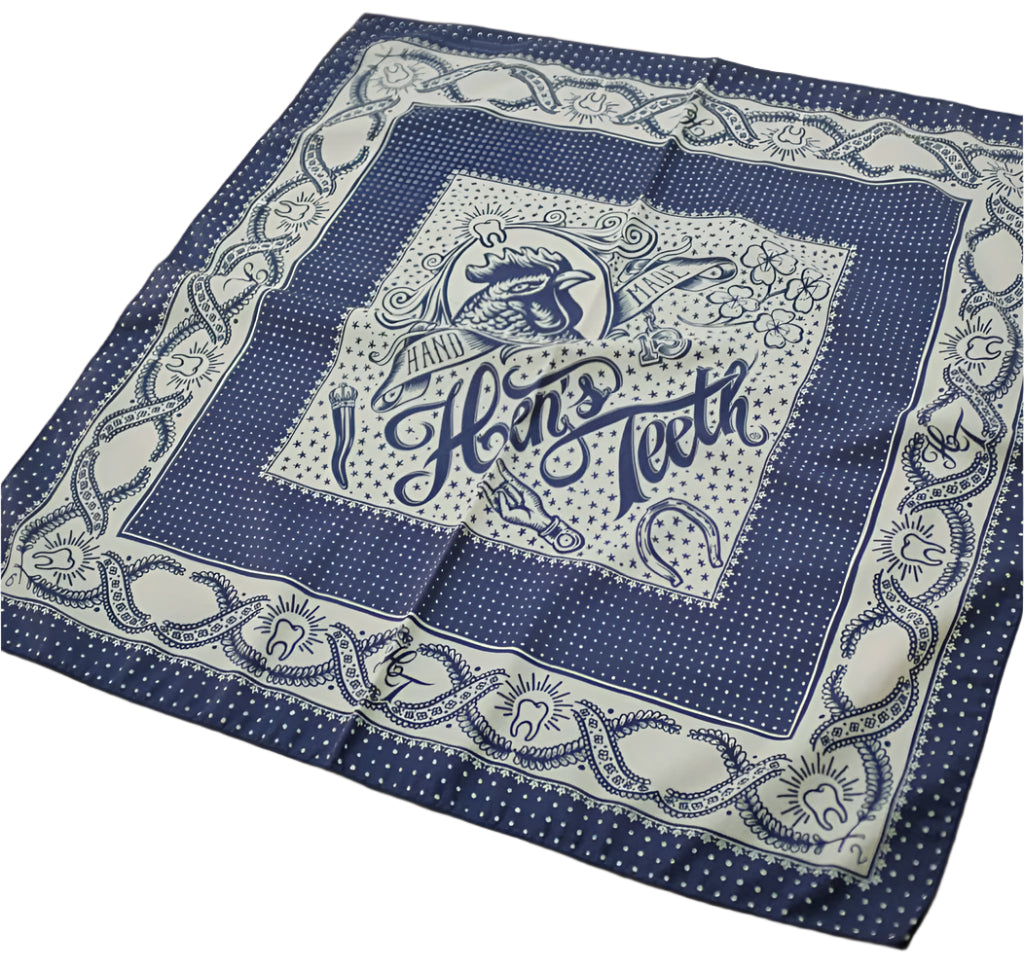 Lucky Bandana, Blue-Halstørklæder-Hen's Teeth-Motorious Copenhagen