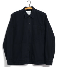 Luka, Sturdy Overshirt, Stormy Blue-Skjorter-Hansen Garments-Motorious Copenhagen