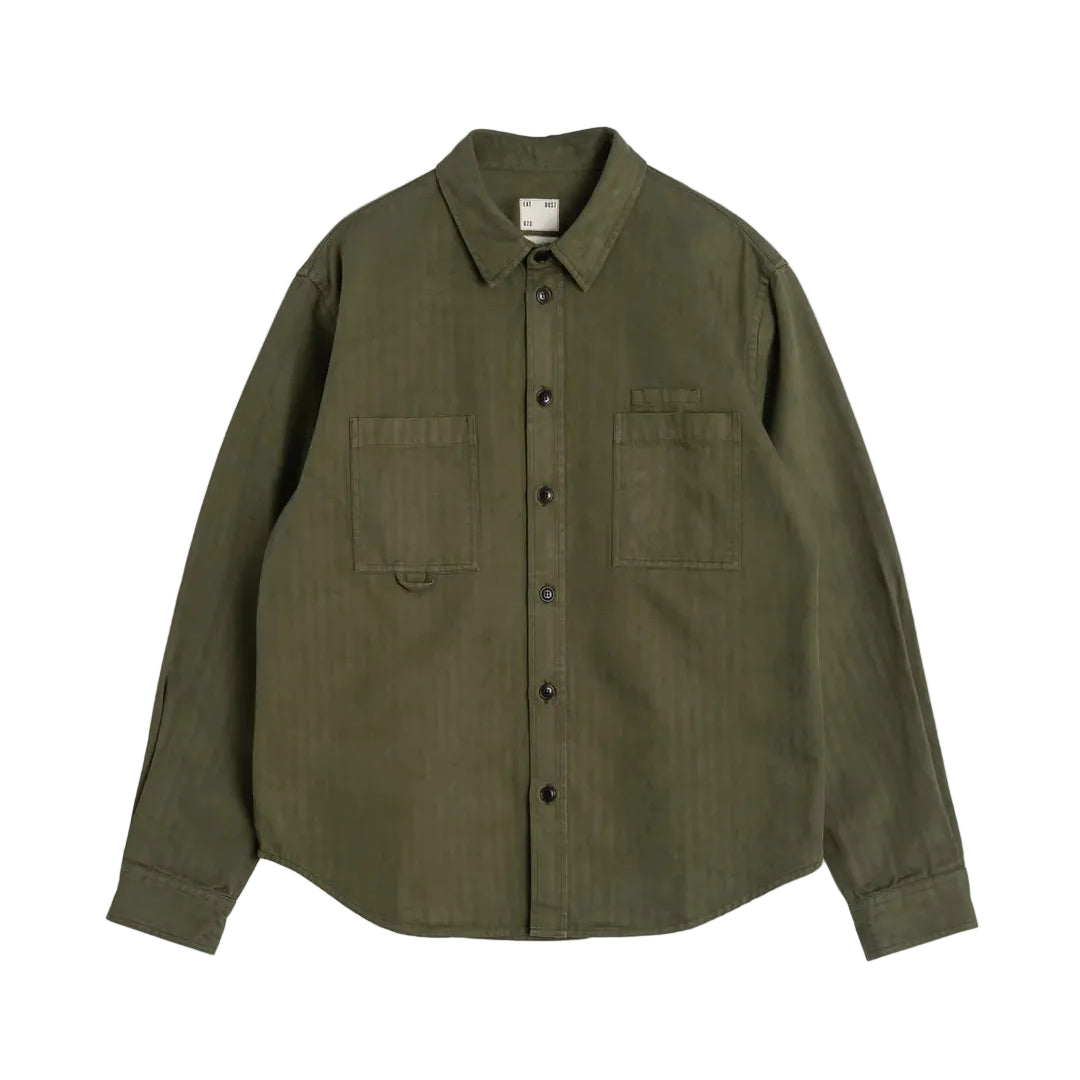 Combat Shirt, Desire Herringbone Twill, Avocado