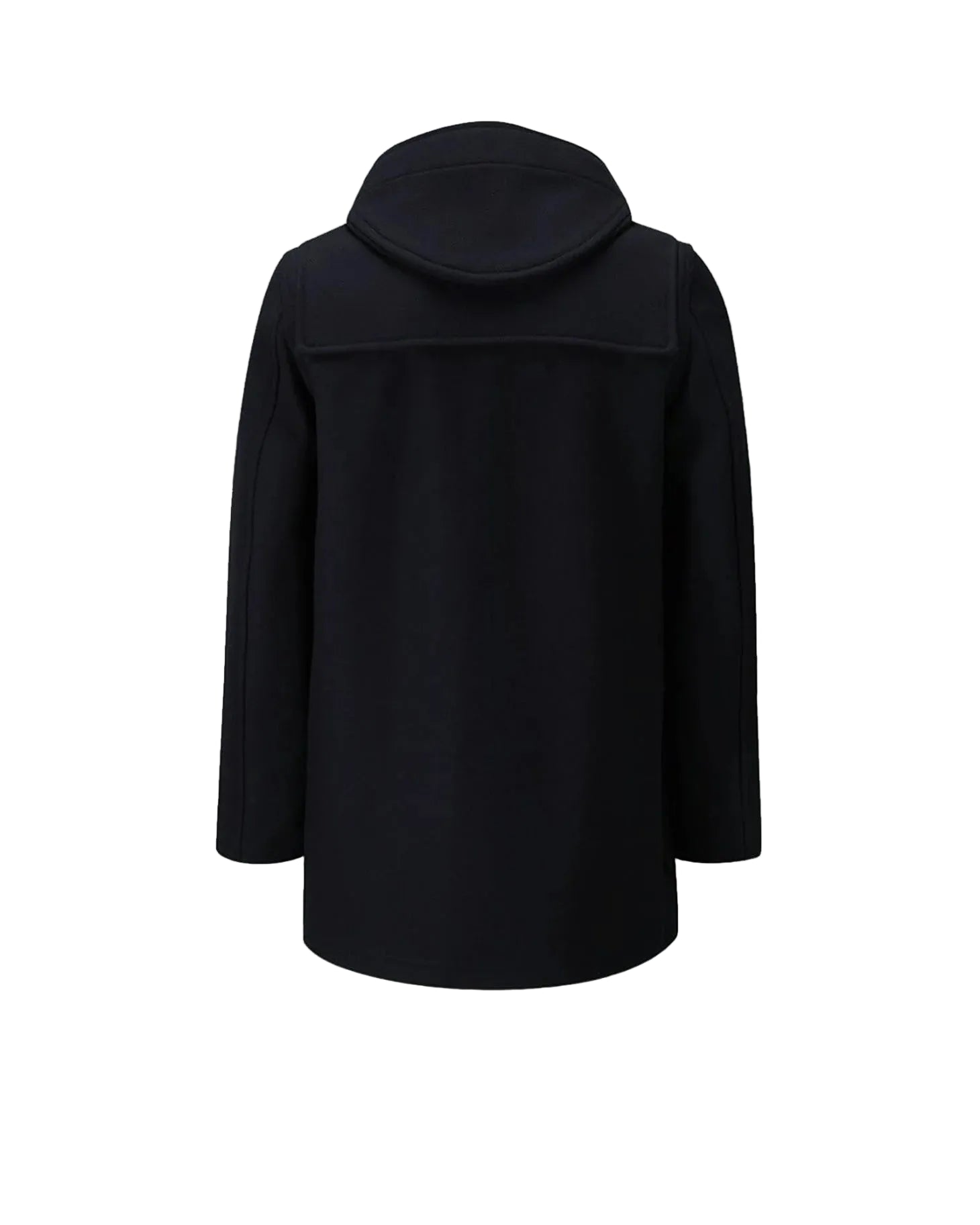 Morris Duffle Coat, Mid-Length, Navy Black Watch