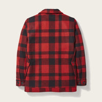 Mackinaw Wool Cruiser Jacket, Red/Black Plaid-Jakker-Filson 1897-Motorious Copenhagen