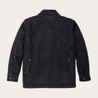 Mackinaw Wool Insulated Cruiser Jacket, Black/Grey-Jakker-Filson 1897-Motorious Copenhagen