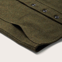 Mackinaw Wool Vest, Forest Green-Veste-Filson 1897-Motorious Copenhagen