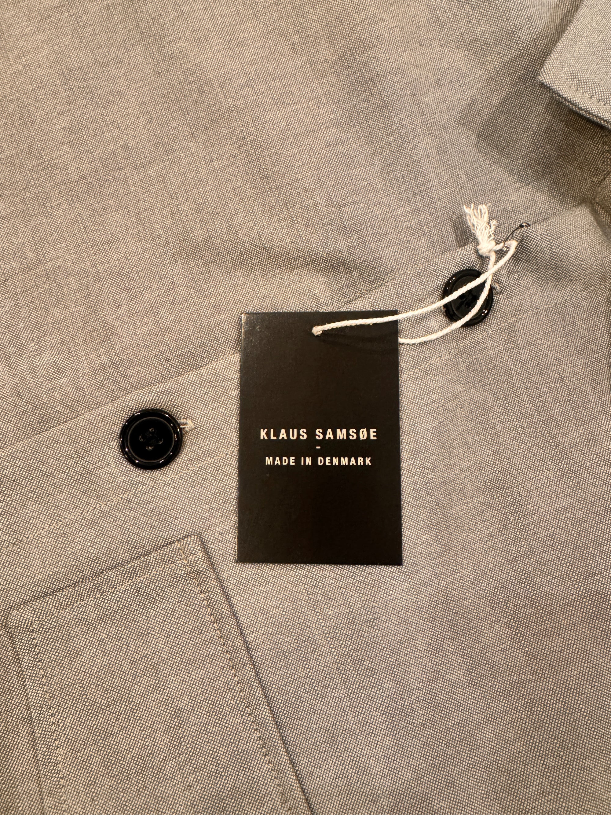 'Made in Denmark' Overshirt, Grå-Jakker-Klaus Samsøe-Motorious Copenhagen