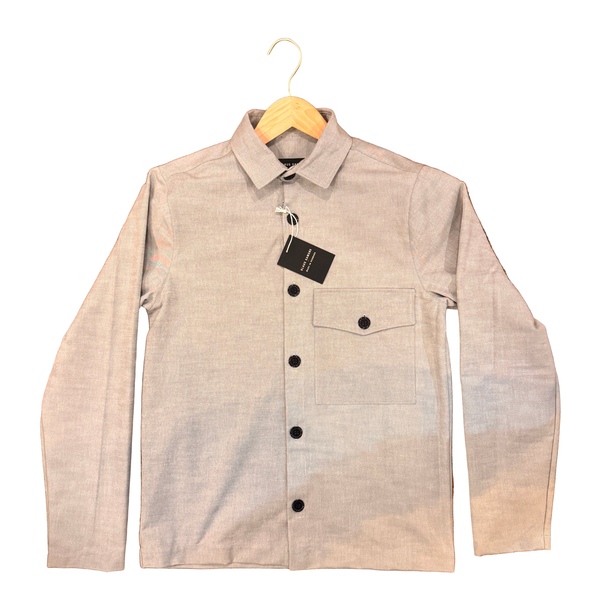 'Made in Denmark' Overshirt, Grå-Jakker-Klaus Samsøe-Motorious Copenhagen