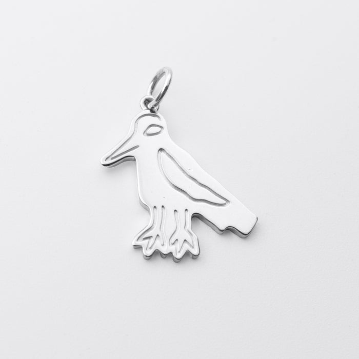 Magpie Pendant, Silver-Ringe og Halskæder-O.P. Jewellery-Motorious Copenhagen