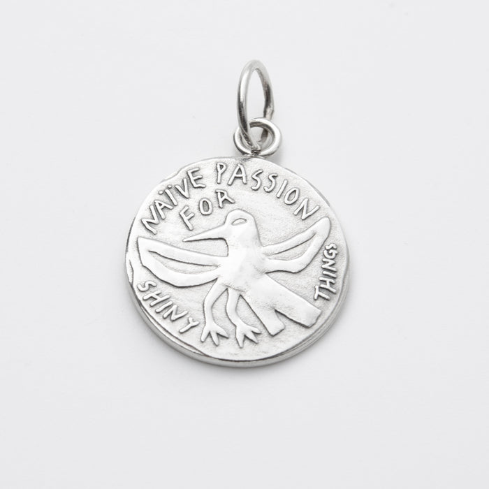 Magpie "naive passion for shiny things” Pendant, Silver-Ringe og Halskæder-O.P. Jewellery-Motorious Copenhagen