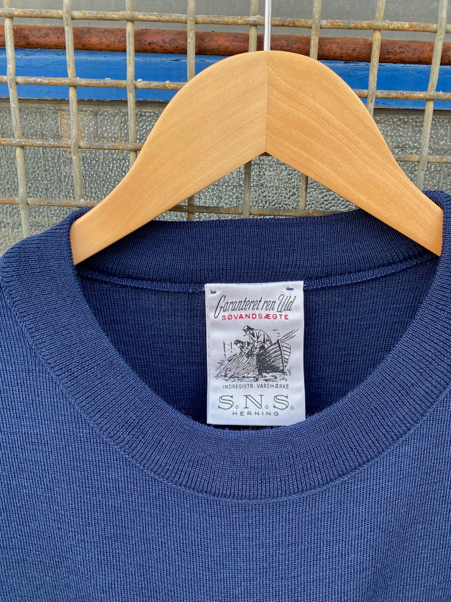 Marine crew neck, Manual Blue-Sweatshirts-SNS Herning-Motorious Copenhagen
