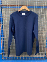 Marine crew neck, Manual Blue-Sweatshirts-SNS Herning-Motorious Copenhagen