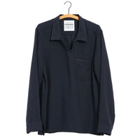 Marius, Casual Guaze Pull-on Shirt, Lava-Skjorter-Hansen Garments-Motorious Copenhagen
