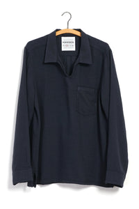 Marius, Casual Guaze Pull-on Shirt, Lava-Skjorter-Hansen Garments-Motorious Copenhagen