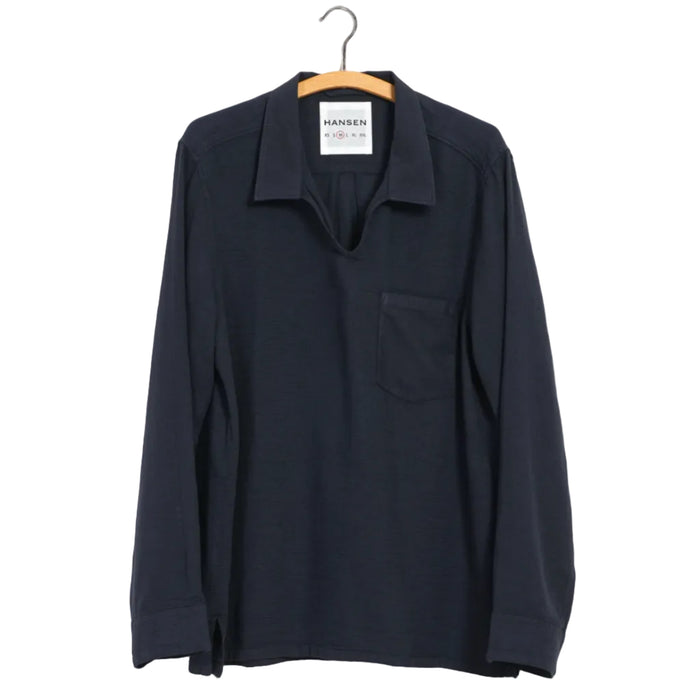 Marius, Casual Guaze Pull-on Shirt, Lava-Skjorter-Hansen Garments-Motorious Copenhagen