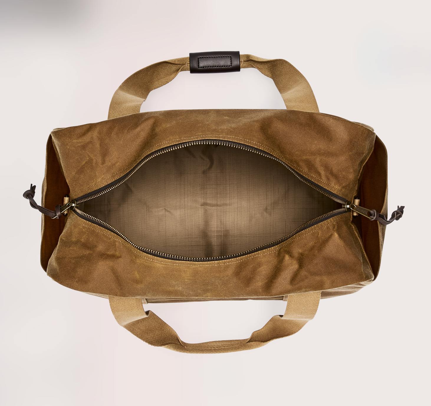 Medium Tin Cloth Duffle Bag, Dark Tan-Tasker-Filson 1897-Motorious Copenhagen