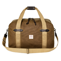 Medium Tin Cloth Duffle Bag, Dark Tan-Tasker-Filson 1897-Motorious Copenhagen