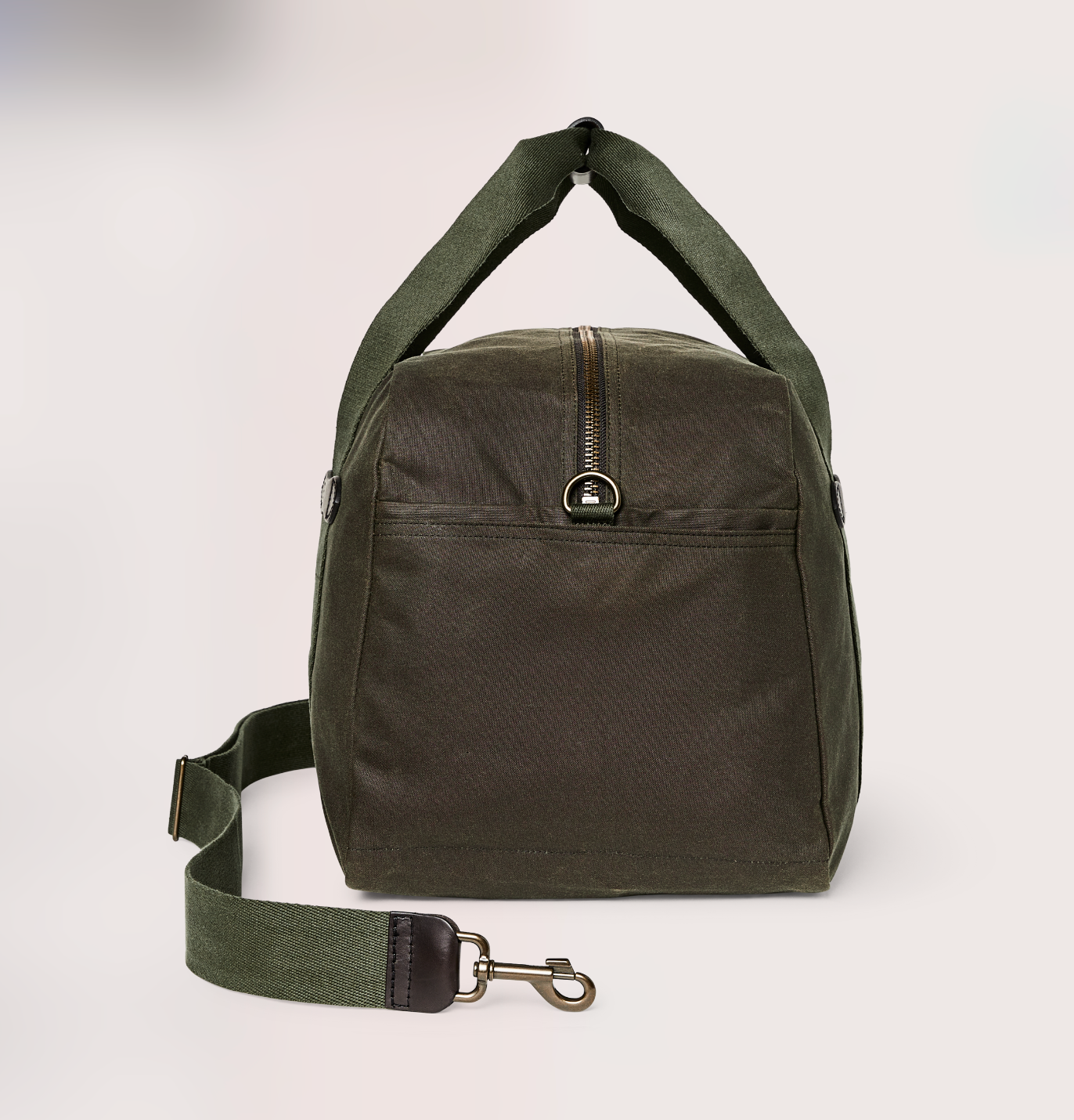 Medium Tin Cloth Duffle Bag, Otter Green-Tasker-Filson 1897-Motorious Copenhagen