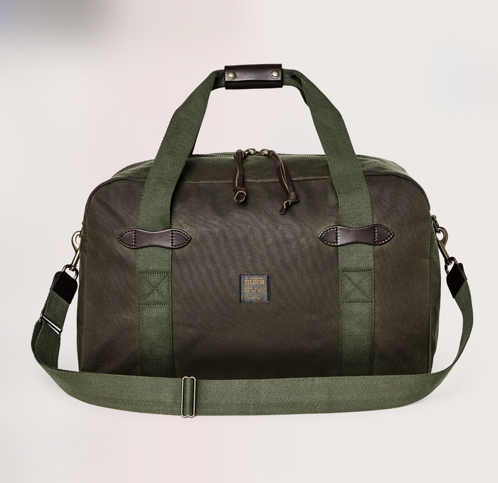 Medium Tin Cloth Duffle Bag, Otter Green-Tasker-Filson 1897-Motorious Copenhagen