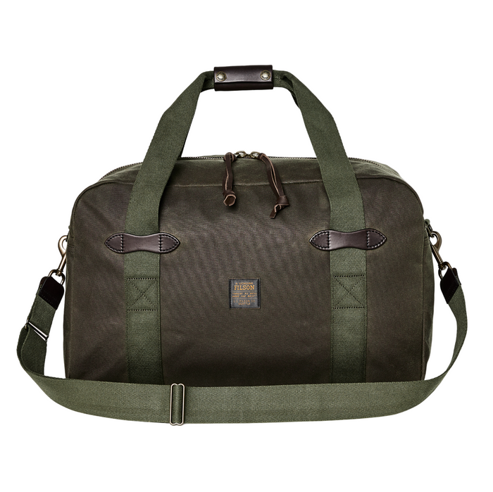 Medium Tin Cloth Duffle Bag, Otter Green-Tasker-Filson 1897-Motorious Copenhagen